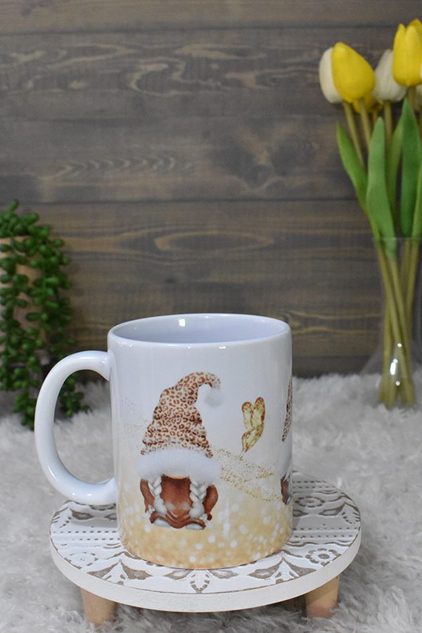 Personalized Leopard Print Photo Coaster – Square Glossy Mug & Coaster Set, Custom Office Or Home Gift 10 thumbnail image